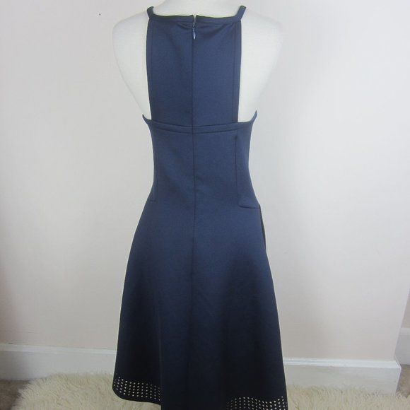 Lilly Pulitzer Aurelie Navy Scuba Dress XL New - Picture 4 of 6